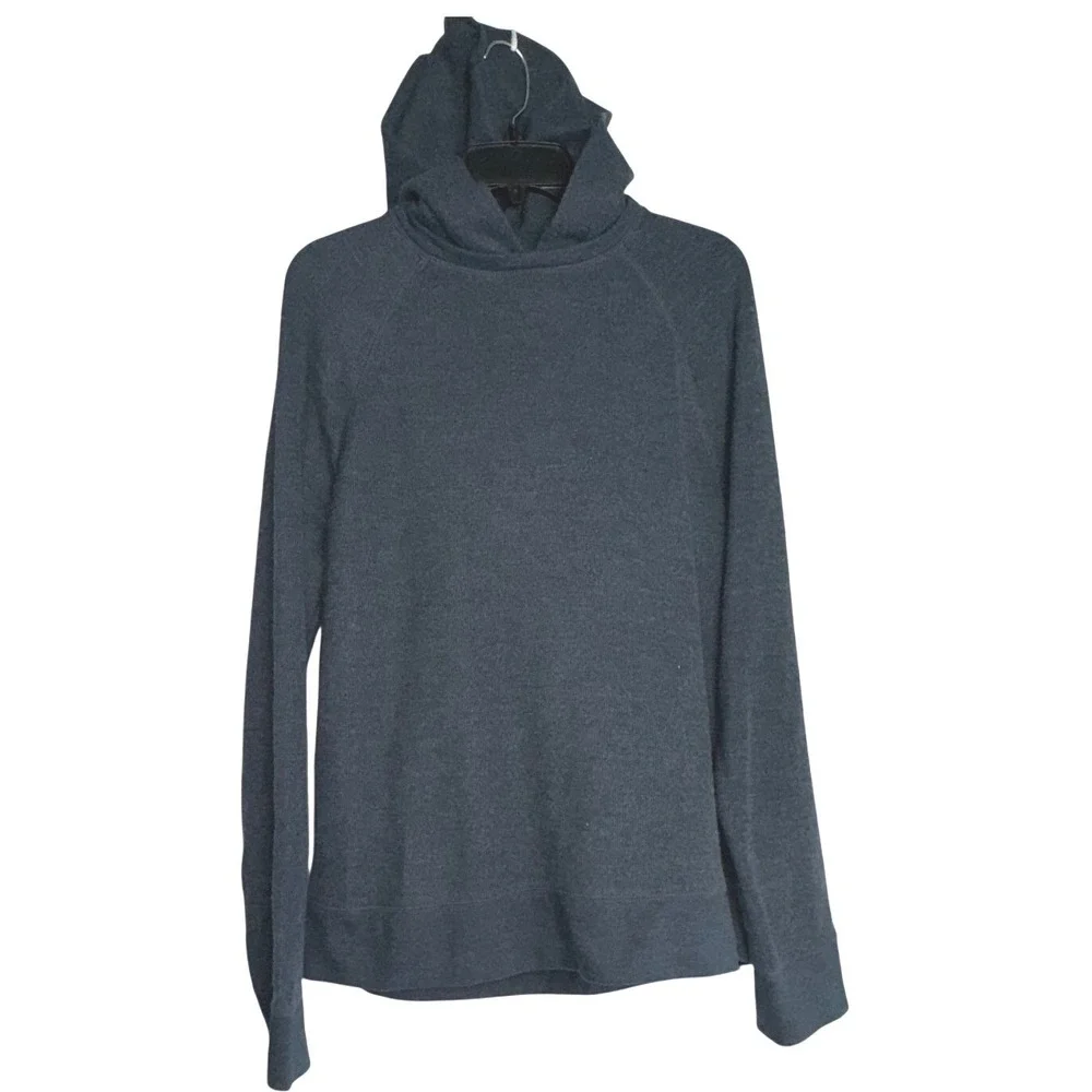 Banana Republic Hoodie Men Medium Dark Gray Lightweight Athleisure Outdoor